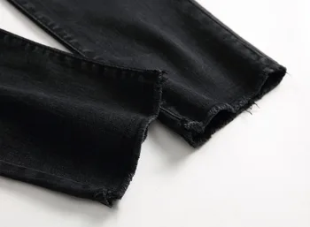 Design de moda Hiphop Plus Dimensiune 38 de Epocă Spălat jean homme Stretch Skinny Jeans Barbati