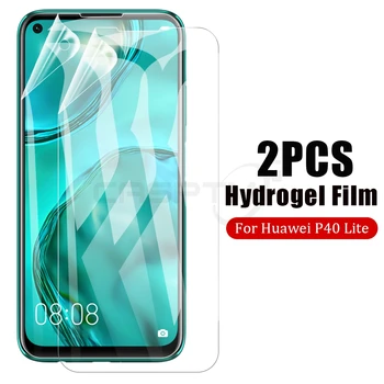2 buc 9D Ecran Protector Hidrogel Film Pentru Huawei P40 Lite E P30 Lite Folie de Protectie Pentru Huawei P40 Pro Plus P30 Pro