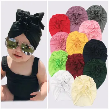 11 Culori Copil Pălărie pentru Fete Arcuri Turban Pălării Copil Recuzită Fotografie Bumbac Copii Beanie Cap Accesorii pentru Copii Palarii