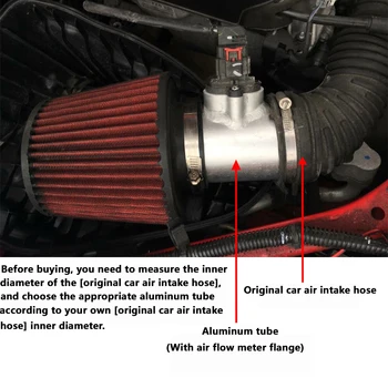 Potrivit pentru Toyota Mazda R-EP mașină țeavă de admisie modificarea flanșă senzor debitmetru de aer de baza