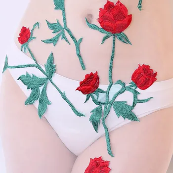 Noi 2019 Doamnelor Moda Design Original Sexy Rochie Pure Manual Broderie Trandafiri coadă de pește Dansatoare Cluburi de noapte Rochii