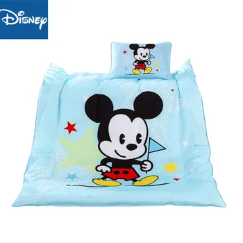 Disney Mickey Mouse Baby Set lenjerie de Pat pat de copil Seturi de Pat pentru Copii lenjerie de Pat Seturi 2-3 Buc , Include(plapuma+fata de perna) Transport Gratuit