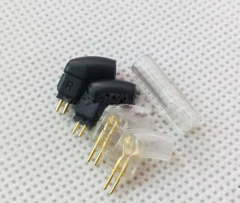 2 buc de 90 de Grade Cască Pin pentru Westone W4r UM3X UM3RC ue11 ue18 JH13 JH16 ES3 0.78 mm pentru Căști Pini Mufă Pentru Cablu DIY