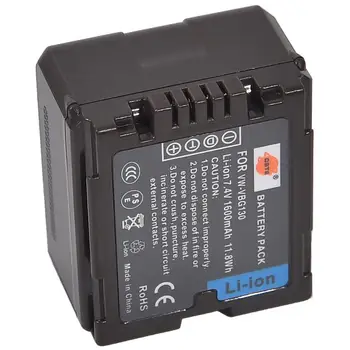 DSTE Li-ion VW-VBG130 Baterie + 1.5 Dual USB Încărcător de Baterie pentru Panasonic HDC-SD100 HDC-SD200 HDC-SD20 Camera