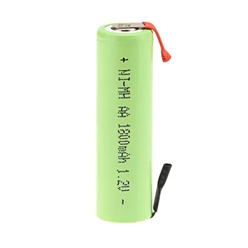 2 buc 1.2 V 1800mAh Ni-MH AA Baterie Reîncărcabilă Ni-MH Baterii pentru aparat de Ras Electric de Ras 4.9*1.4 CM