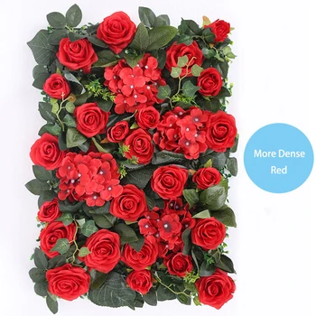 Artificiale Verdeață Panouri de Perete Trandafir de Mătase Artificială de Flori de Perete Decoruri pentru Nunta Acasă, Duș Decor