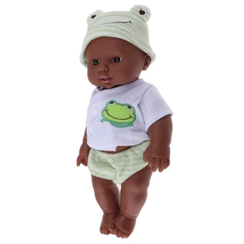 30cm 12 inch Păpuși Reborn Baby Doll Vinil Moale Realiste Copil Nou-născut Jucărie pentru Băieți și Fete Ziua de nastere Cadouri de Craciun (Verde)