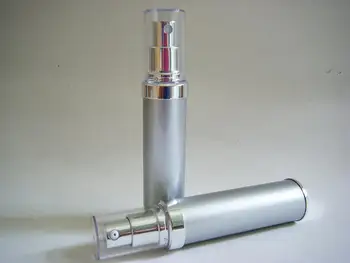 30ML de argint airless sticlă sticlă de plastic pentru lotiune/emulsie/fundației/ser ambalare produse cosmetice de îngrijire a pielii ceață pulverizator sticla