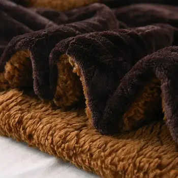 JBrown pături de lână și aruncă Adult Gros Cald Pături de iarnă Acasă Super Moale plapuma de lux Pături Pe Pat cadouri de Craciun