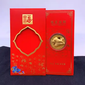 Desene Animate Bovine Zodiac Imprimare Plic Roșu De Anul Nou Chinezesc Noroc Sac De Bani