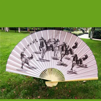 Agățat fan decorative fan stil Chinezesc ambarcațiunile de pânză de mătase fan mare fan pliere living c
