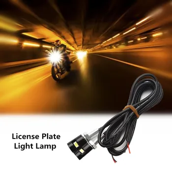 1 buc Mașină de Lumini LED-uri Albe Super-Luminoase 12V Masina de Înmatriculare Șurub Bolt-Bec Lampa Luminile Pentru Mașina Automată de Lumină Accesorii