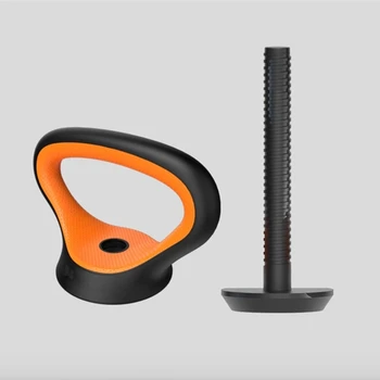 Reglabil Kettlebell Mâner Pentru Utilizare Cu Plăci De Greutate De Antrenament De Gimnastică Acasă Confortabil Kettle Bell Grip De Fitness Gantera Echipamente