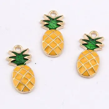 Hand made bijuterii accesorii material de ananas Forma pandantiv pentru bratara/ncecklace/breloc Handworked Bijuterii Diy 21*5mm