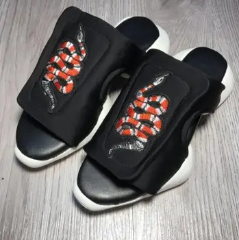Vara 2018 Bărbați Plat Sandale Papuci de casă Anti-derapare Fund Gros Orto Flip-Flops Pantofi Britanic Roman Sandale de Plaja Barbati Designer