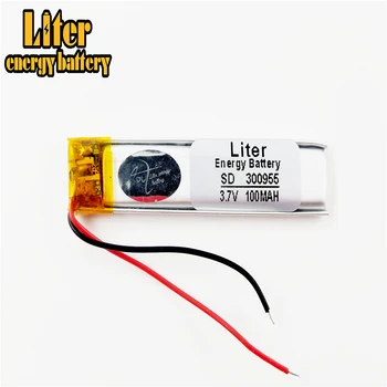 Cel mai bun baterie brand 300955A built-in baterie reîncărcabilă litiu-polimer produs 3.7 V 100MA baterie de litiu de protecție tabla cu guma ty