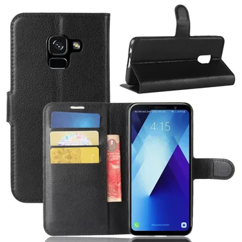 Pentru Samsung Galaxy A8 Plus 2018 Caz Pentru Samsung S9 S9 Plus+ caz Flip Piele PU Telefon Geanta Card de Slot Pentru Samsung A8 2018 Caz