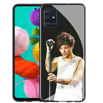 Louis Tomlinson Sticla Caz de Telefon pentru Samsung Galaxy S20 Ultra S10 + S8 S9 S7 Edge Nota 8 9 10 Plus Lite