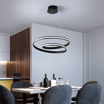 Pandantiv lumina cu LED-uri Moderne Candelabru pentru dinningroom living agățat nordic lampa led Luciu Pandantiv Candelabru