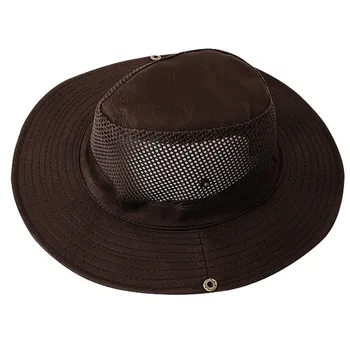 Noi Sosesc Net Superior Găleată Pălărie Boonie În Aer Liber, Pescuit, Drumeții Protecție Solară Camuflaj Capac Refuz Militare Pălării De Soare