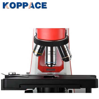 KOPPACE 40X-1600X 4K 8,3 Milioane de Pixe de Cercetare-Clasa a Trinocular Compus Laborator Microscop cu Contrast Ridicat Plin Acromatic Microscop