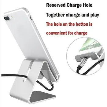 Universal Aliaj de Aluminiu Telefon Inteligent Stand de Birou Suport de Încărcare Stand Leagăn de Montare Pentru iPhone Metal Tablete Stand Pentru Tableta ipad