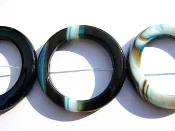 En-gros de 35 mm --2strands reale șirag de mărgele de agat cerc rotonda gogoasa vene verzi amestecate bijuterii margele fcoal