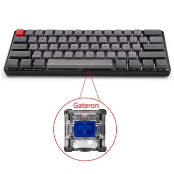 RGB LED cu iluminare de fundal cu Fir Tastatură Mecanică,Portabil, Compact, rezistent la apa Mini PBT 28GE