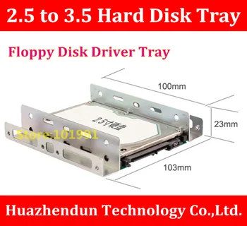 Transport gratuit Desktop Nou Floppy Disk Driver Tava 2.5 inch la 3.5 inch Hard Disk Suport Tavă de Metal departe Oferind șuruburi