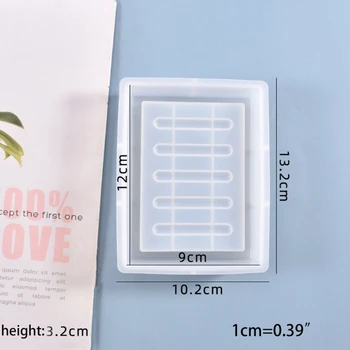 Cristal Rășină Epoxidică Matriță de Săpun Cutie de Depozitare Silicon Mucegai DIY Artizanat lucrate Manual Instrument de Luare