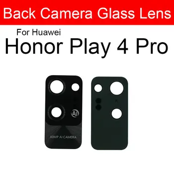 Spate aparat de Fotografiat Lentilă de Sticlă Pentru Huawei Honor Play 3 3E 4 4T Pro Spate aparat de Fotografiat Lentilă de Sticlă Cu Adeziv Autocolant Adeziv Piese de schimb