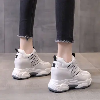 Indesata Adidasi Pentru Femei 2020 Designeri Platforma de Moda 7cm Tocuri Pană Pantofi Femei Pantofi Casual Rulează Formatori de sex Feminin