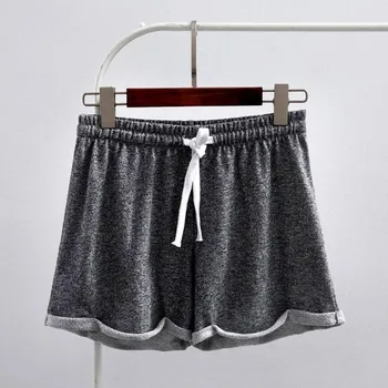 Femei de moda Sport Fierbinte pantaloni Scurți Stil Nou de Cauzalitate Doamna Mansete din Bumbac Acasă Scurt Micro Elastic pantaloni Scurți de Femei Pentru a rula