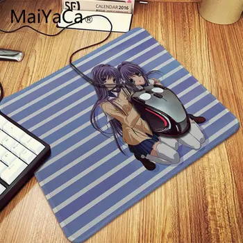 Maiyaca Clannad Janpan fata anime Cauciuc Mouse-ul Durabil Desktop Mousepad anime Profesionale de Gaming Mousepad Grande Tastatura Mat