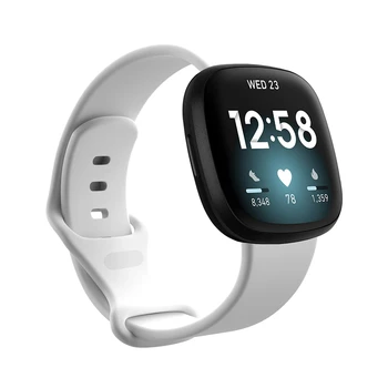Silicon moale Watchband Pentru Fitbit-Versa 3 pentru Fitbit Sens Ceas Inteligent Mari / Mici de Înlocuire Încheietura Curea de Ceas Brățară