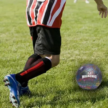 Reflectorizante Luminoase de Fotbal Reflectorizante Cool pentru Copii în aer liber, de Formare de Fotbal de Luminescență Joc Gonflabil N4L9