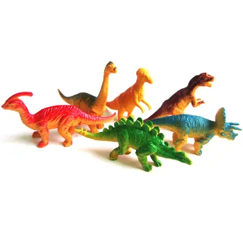 6pcs Mare Asortate Dinozauri de Jucărie din Plastic Cifre Model de Simulare Dinozaur en-Gros de înaltă calitate