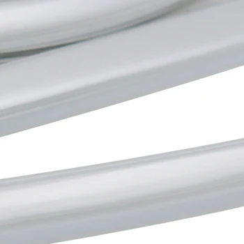Cele mai noi 4m U Forma DIY Auto-styling Interior Grila de Aerisire Comutatorul Rim Tăiați Priza de Decor Benzi de Turnare Chrome Silver Fierbinte