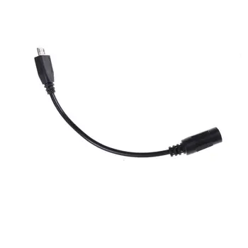 1BUC 5.5x2.1mm de sex Feminin la Micro USB de sex Masculin Butoi Adaptor de Încărcare Conector de Cablu