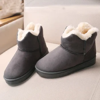 Iarna noua moda doamnelor cizme de zapada de versatil, ușor de cald, plus catifea platforma tv cu non-alunecare de femei din coreea de papuceii