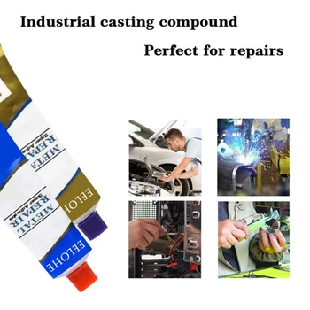 Noul Metal Reparații Inserați Codul Industrial Puternic De Caldura Rezistenta La Rece Sudură Rezistent La Apa Călăfătui Materiale De Construcții Metalice A&B Adeziv