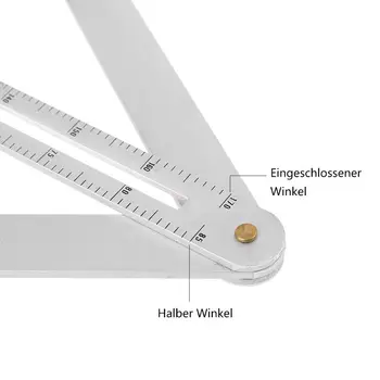 Mitra Unghi De Măsurare Instrumentul Riglă Gradată Multi-Unghi Ecartament Unelte Pentru Prelucrarea Lemnului