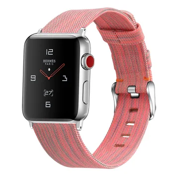 Curea Nylon Canvas Curea din Piele pentru Apple Watch Iwatch 1/2/3/4/5