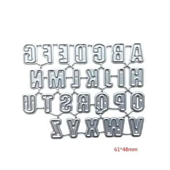 Scrisoare alfabet Tăiere de Metal Moare Stencil Scrapbooking DIY Album Timbru de Hârtie M68E