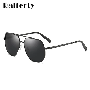 Ralferty Bărbați ochelari de Soare Polarizat UV400 Înaltă Calitate 2019 Pilot de Ochelari de Soare de sex Masculin Negru arc Balama Nuante gunes gozlug D201941