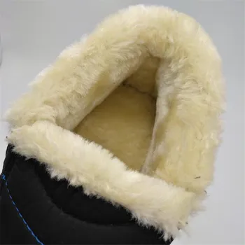 De dimensiuni mari 35-44 de pluș femei pantofi de iarna cuplu unisex zăpadă cizme de blană cald ghete casual femei aluneca pe mama pantofi de iarna XKD2134