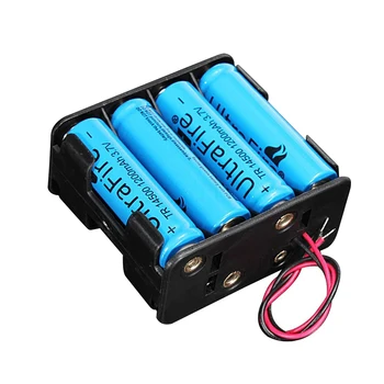 12 Volt Baterie de 12V Clip Slot de Stocare Suport Cutie de Caz Pentru 8 Baterii AA Stiva 6 Sârmă Conduce NOI