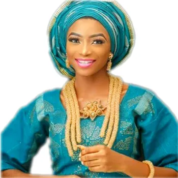 4UJewelry Nigerian Nunta margele Bijuterii Set pentru 2018 de Cristal de Înaltă Calitate Dubai Bijuterii de Culoare de Aur de Mireasa Colier pentru Femei
