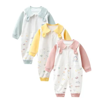 Fetita Romper Nou-Născut Sleepsuit Flori Salopetă Pentru Copii 2020 Copil Copil Haine Cu Maneca Lunga Nou-Născuți Salopete Baietel Pijamale