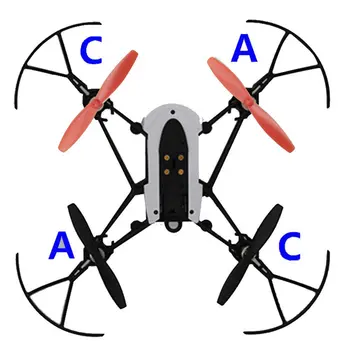 Un Set RC Elice Mini Drone Pentru Papagal Mambo UAV Piese RC Elice pentru Mini-Drone Pentru Papagal Mambo UAV Piese